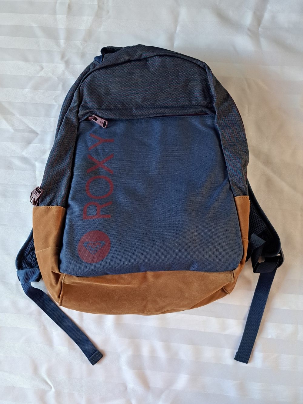 Roxy Men's Navy and Brown Backpack - Roxy